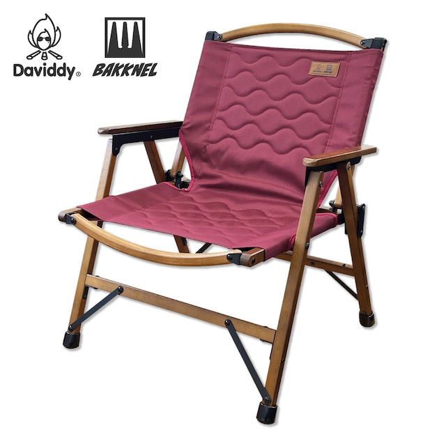 【Daviddy×BAKKNELコラボ】DMIS001 Daviddy 森の椅子｜じゅんいちダビッドソン 木製 折り畳み アウトドア キャンプ チェア