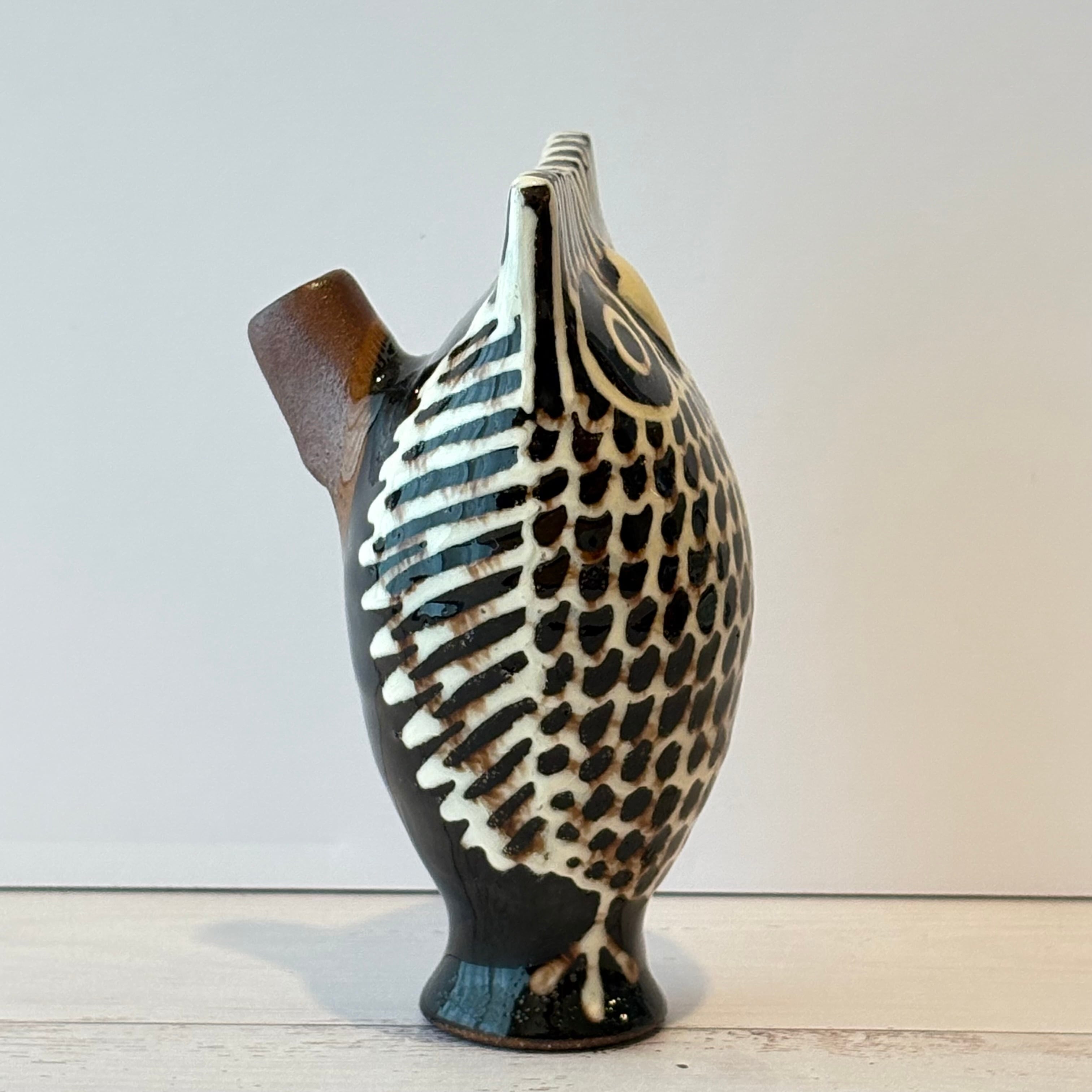 789 リトアニア 陶器の笛/フクロウ | attic