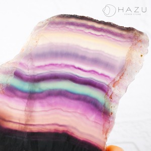【1点もの】スライスカット・フローライト大（台座付）
