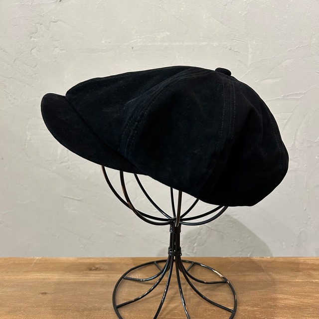 FAUX LEATHER NEWSBOY