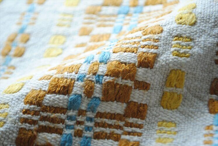 1960年代のヴィンテージスウェーデン製黄麻布リネンテーブルクロス