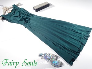 ★9号☆身頃ドレ－プノースリ－ブロングドレス(OPN5520)