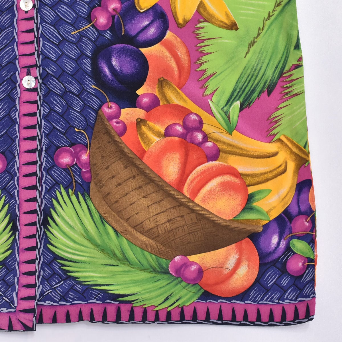 90s liz claiborne リズ・クレイボーン フルーツ柄 パネルパターン 総