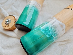 415.オーシャンレジンアート ステンレスボトル