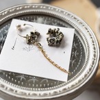 ダルメシアンジャスパーのイヤーカフセット