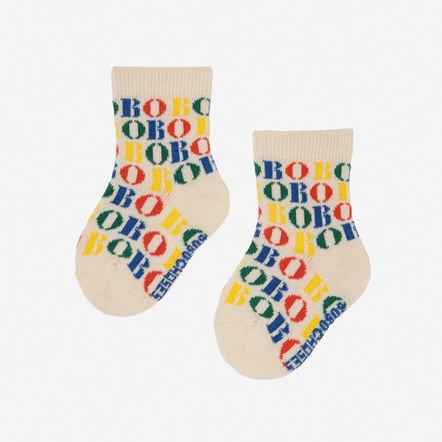 《BOBO CHOSES 2022AW》Bobo all over baby socks