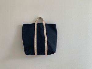 TALLTOTE ( M ) スモークネイビー×生成り 帆布バッグ
