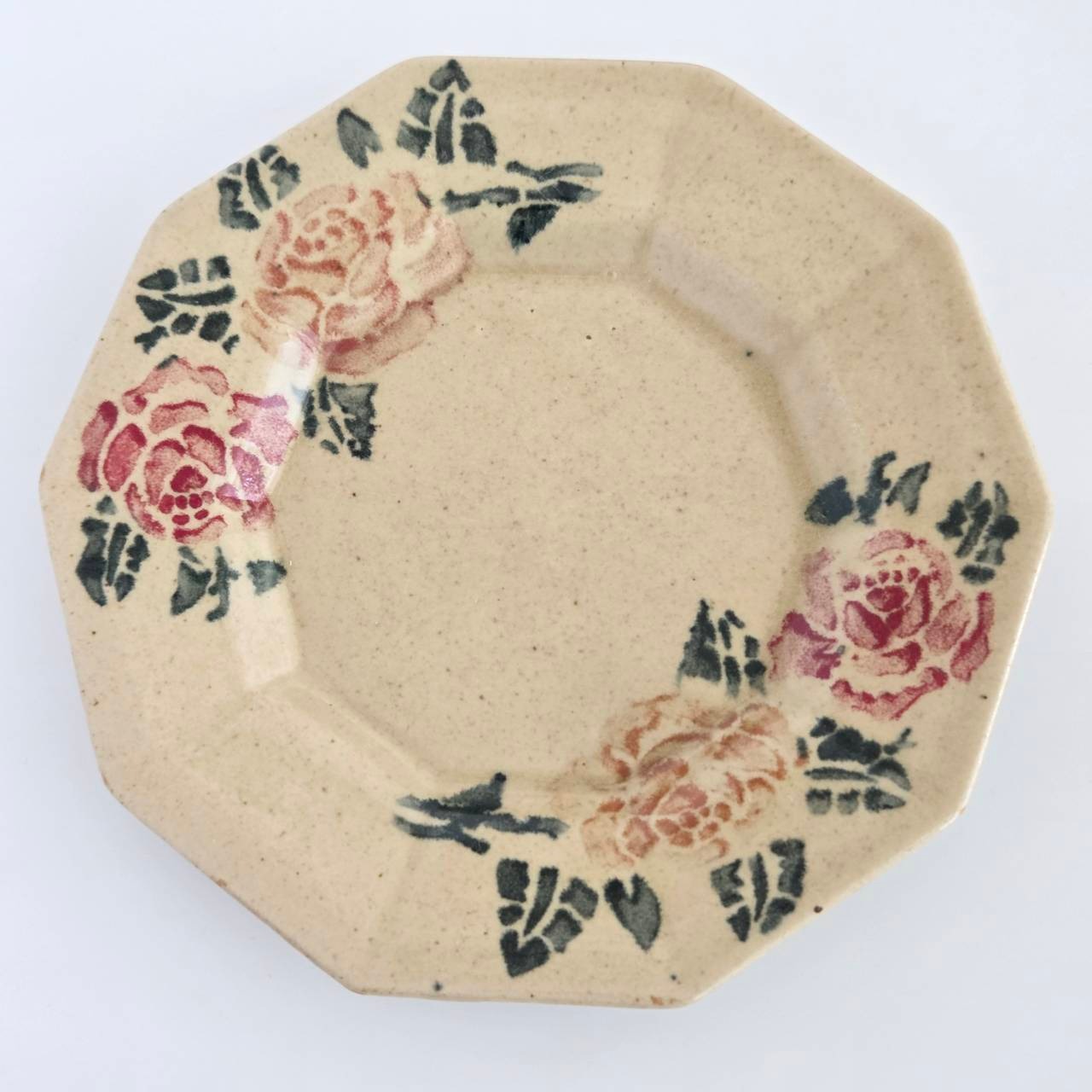 ソンベ焼き　オーバルプレート／十角皿