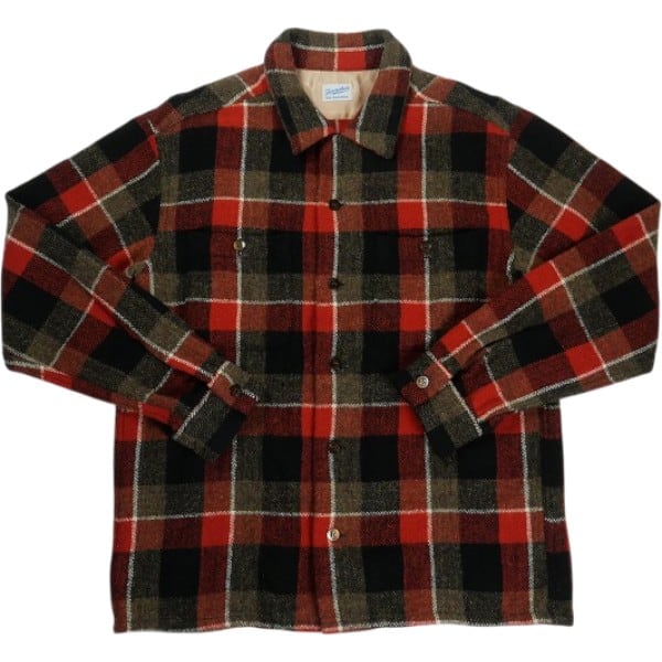 Size【XS】 TENDERLOIN テンダーロイン WOOL CHECK SHT HB 長袖シャツ