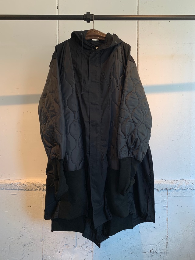 77circa   circa make triangle switching m-51 coat (black)