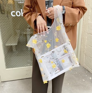 Flower tote bag