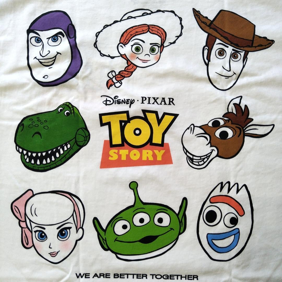 トイ・ストーリー Tシャツ 大きいMサイズ 白 ディズニー ピクサー 新品