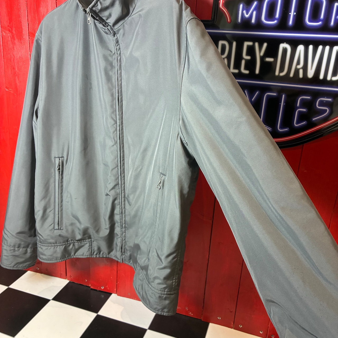 00s GAP / ナイロンジャケット / スタンドカラー / テック / ダークグレー