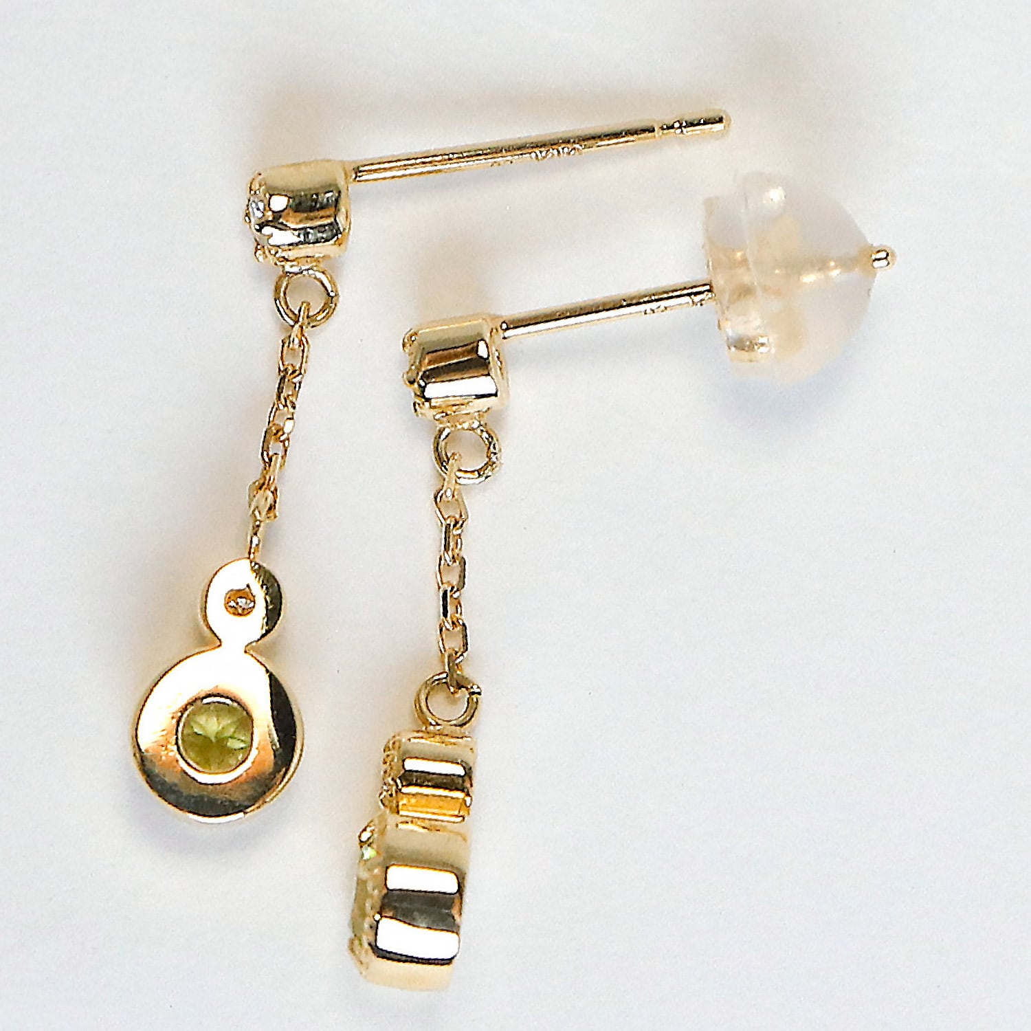 K10YG スフェーン/ダイヤモンド（0.04ct） ピアス | Sirena Azzurro