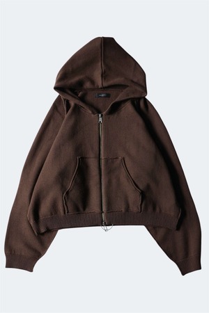 LITTLE.BEDROOM 【exuviae patch knit hoodie】