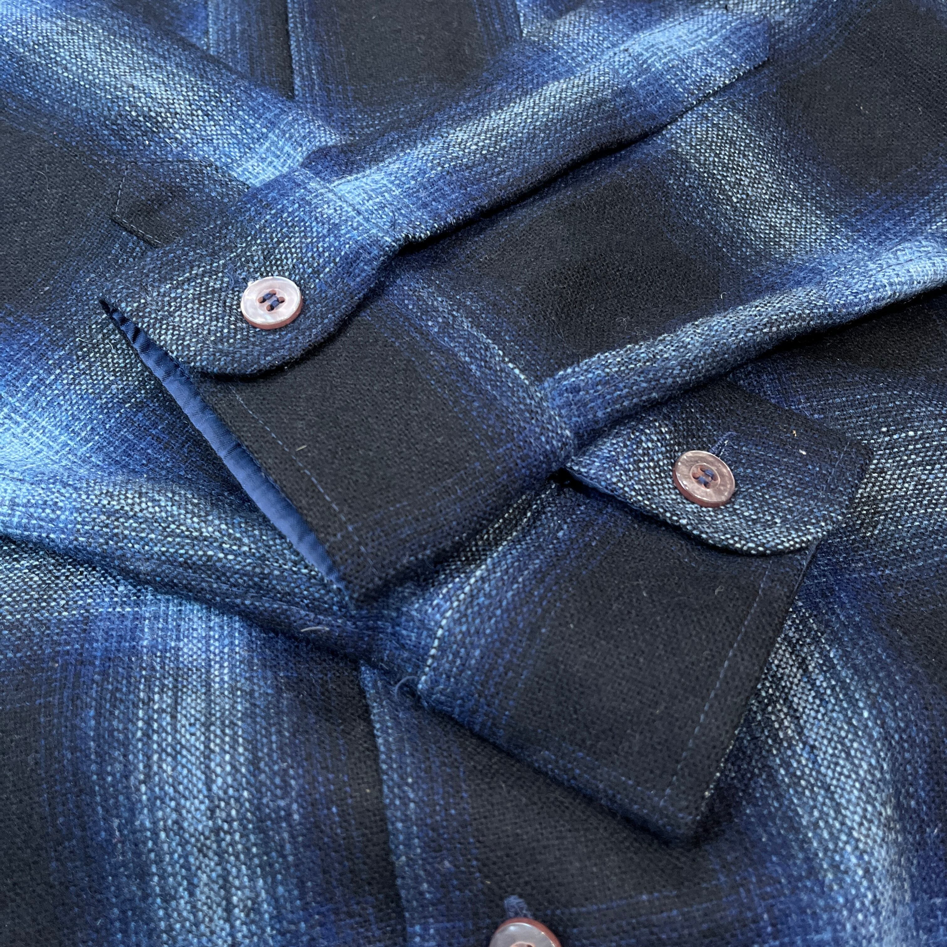 70s〜80s WoodChopper Shadow Check Wool Shirt 70年代 80年代