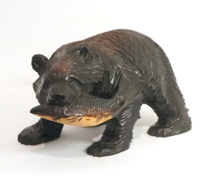 木彫り熊・北海道・置物・No.200813-33・梱包サイズ60