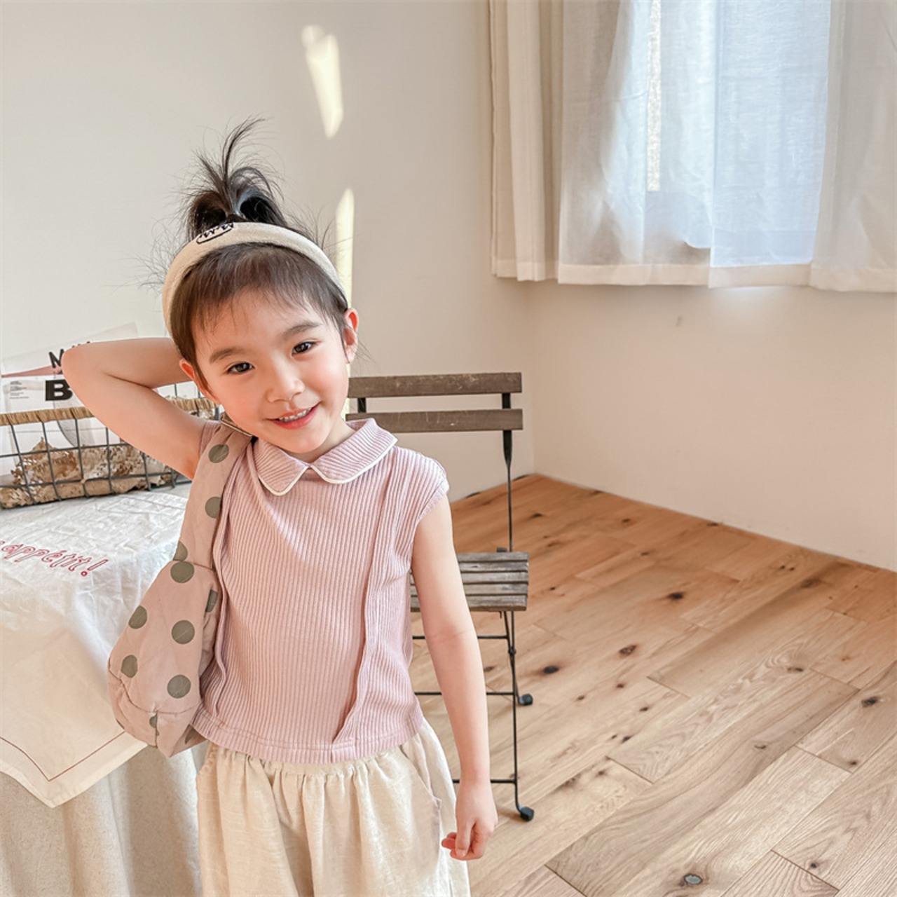 夏立体編み半袖シャツ