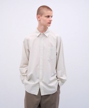 【ATON】COTTON CASHMERE LAWN OVERSIZED SHIRT