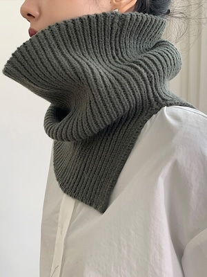 Rib knit neck warmer （ リブニットネックウォーマー）b-563