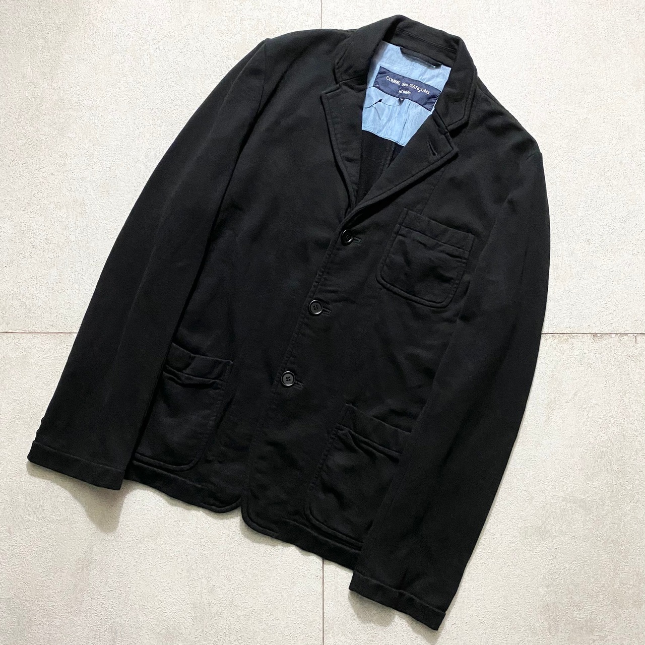 AD2008 COMME des GARCONS HOMME jersey tailored jacket