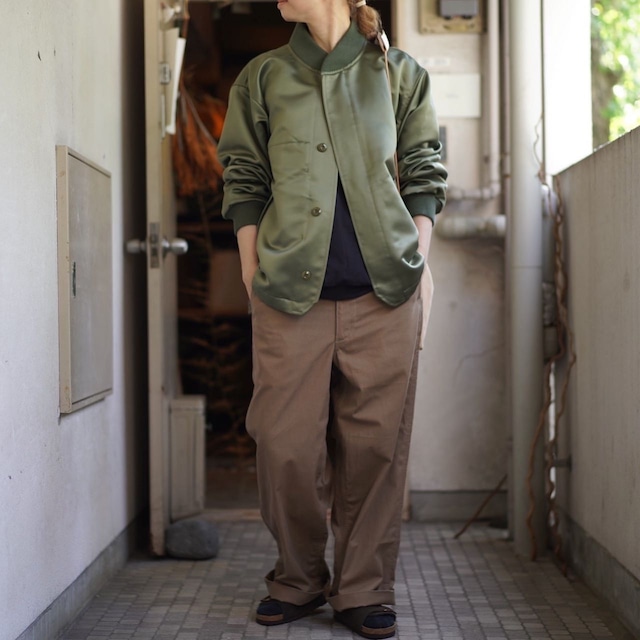 ts(s) ティーエスエス　FLY FRONT COLLAR JACKET KHAKI