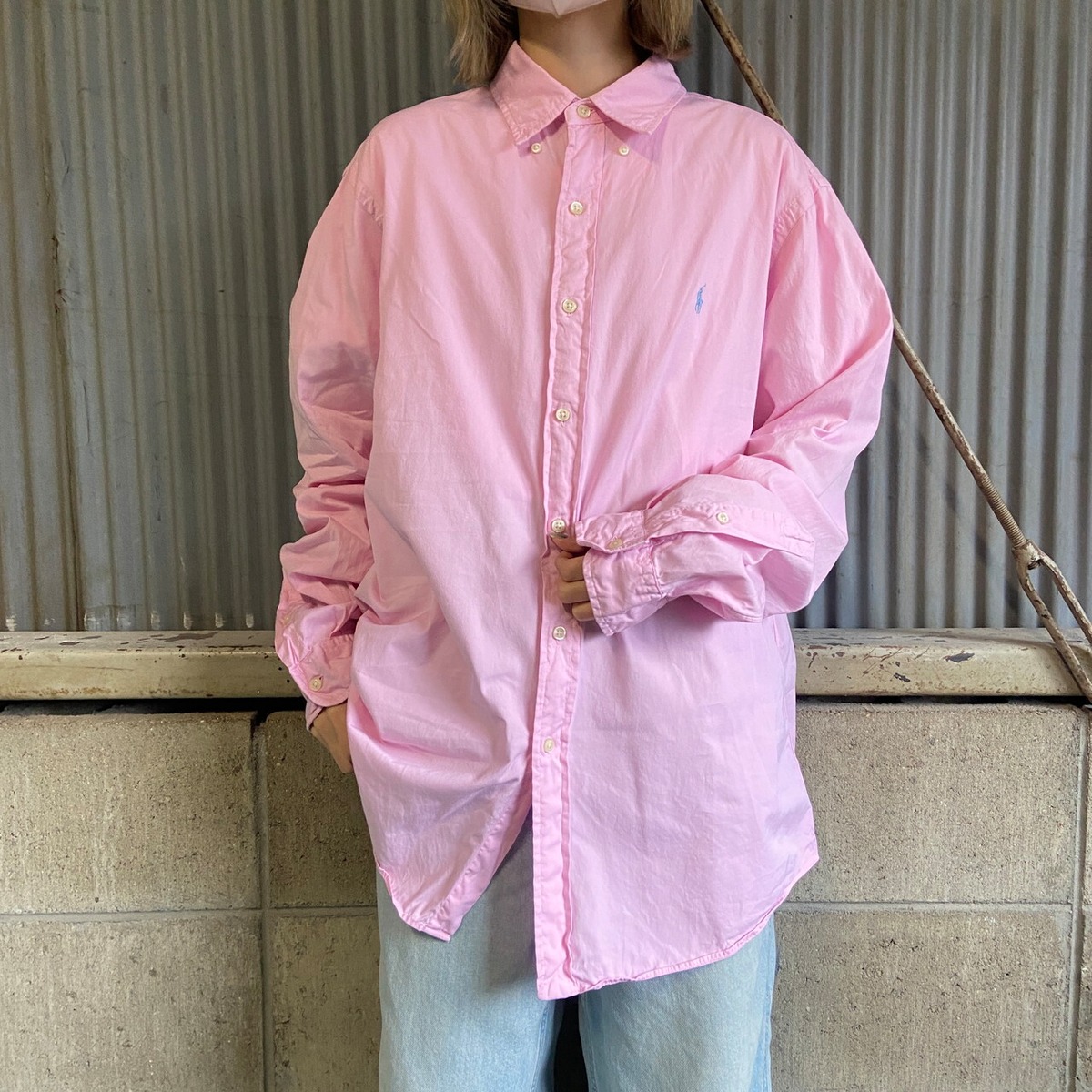Ralph Lauren オールドラルフローレン CLASSIC FIT 長袖シャツ メンズL 