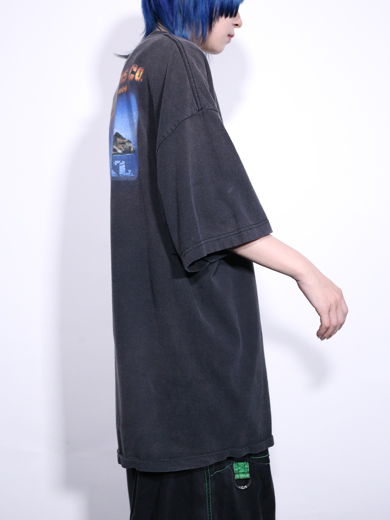 "Harley-Davidson" "アルカトラズ刑務所" XXL over silhouette tee - 5