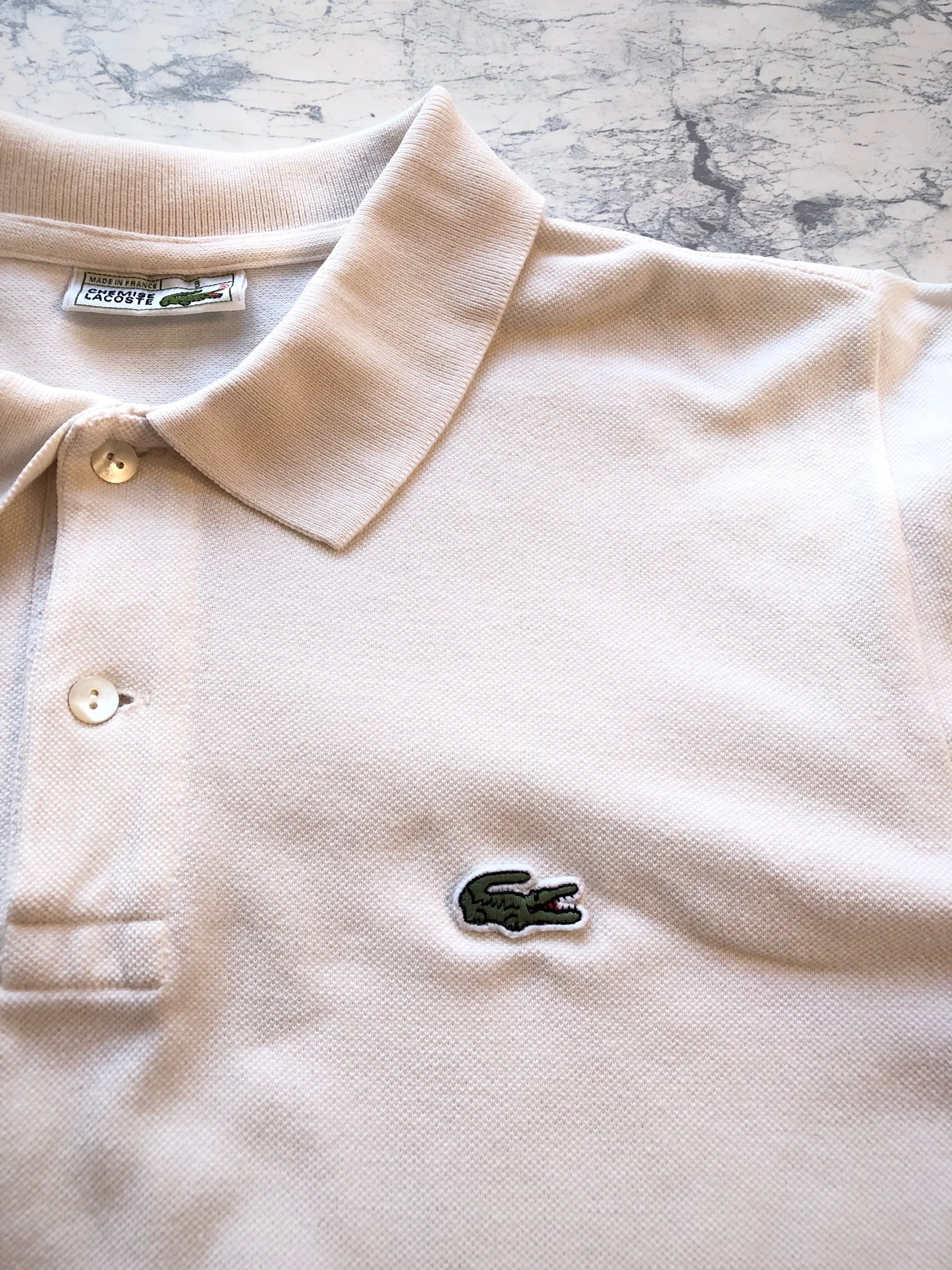 70s-80s FRANCE製 LACOSTE - 5191L / L1212 S/S POLO SHIRT OLD