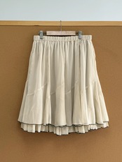 Ondine Contrast Layered Skirt F0699