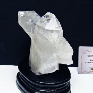 水晶 クラスター 原石 クォーツインクォーツ 台座付属 ブラジル ミナスジェライス州 コリント産 レムリアンシード 一点物 182-8079