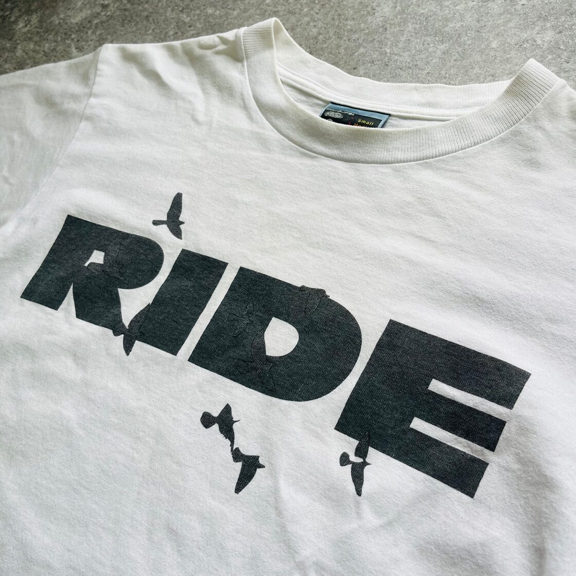 90s a bathing ape RIDE tee アベイシングエイプ Tシャツ 旧タグ 白 