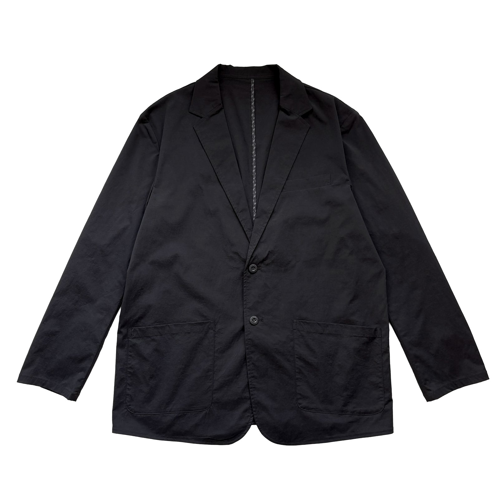 EASY TAILORED JACKET -BLACK-