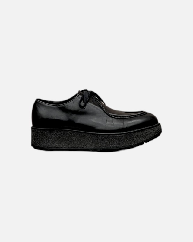 PRADA thick-soled leather shoes