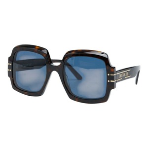ディオール ロゴ Dior Signature S1U スクエア サングラス ブラウン プラスチック レディース Dior 【中古】