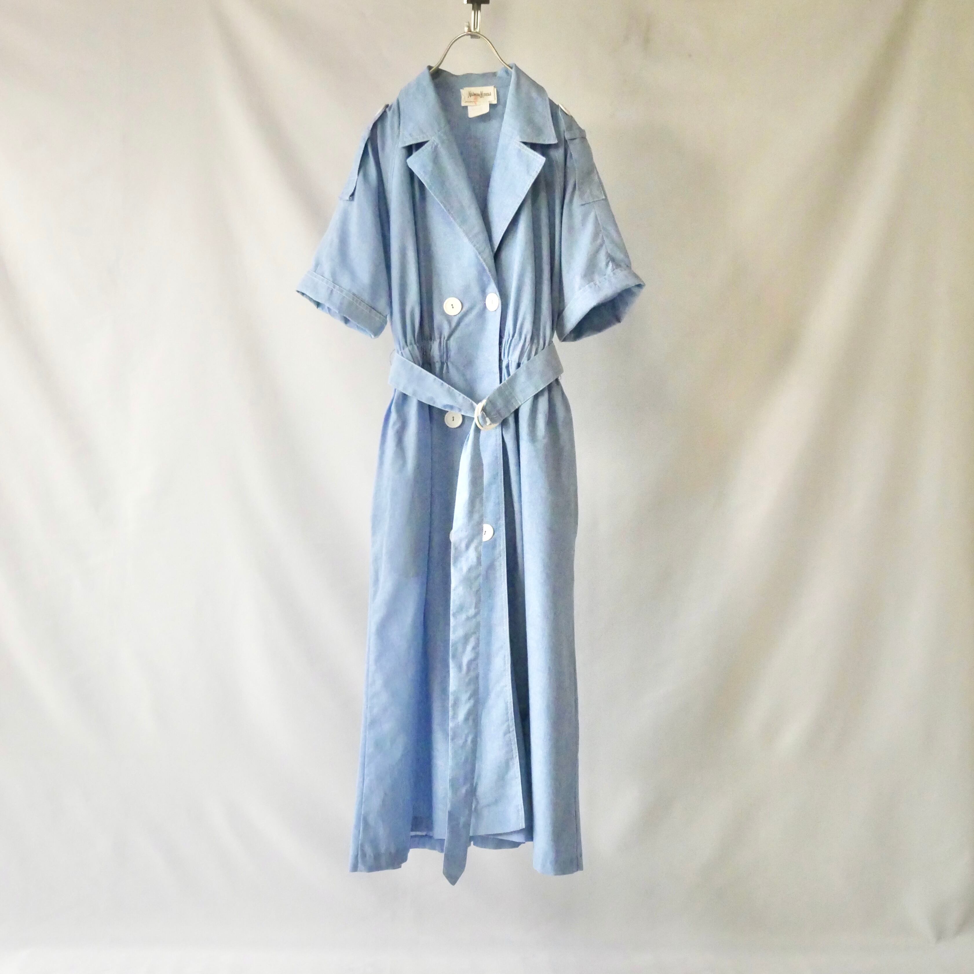 Made in USA Neiman Marcus trench design onepiece アメリカ製 Made in USA Neiman Marcus trench design onepiece アメリカ製