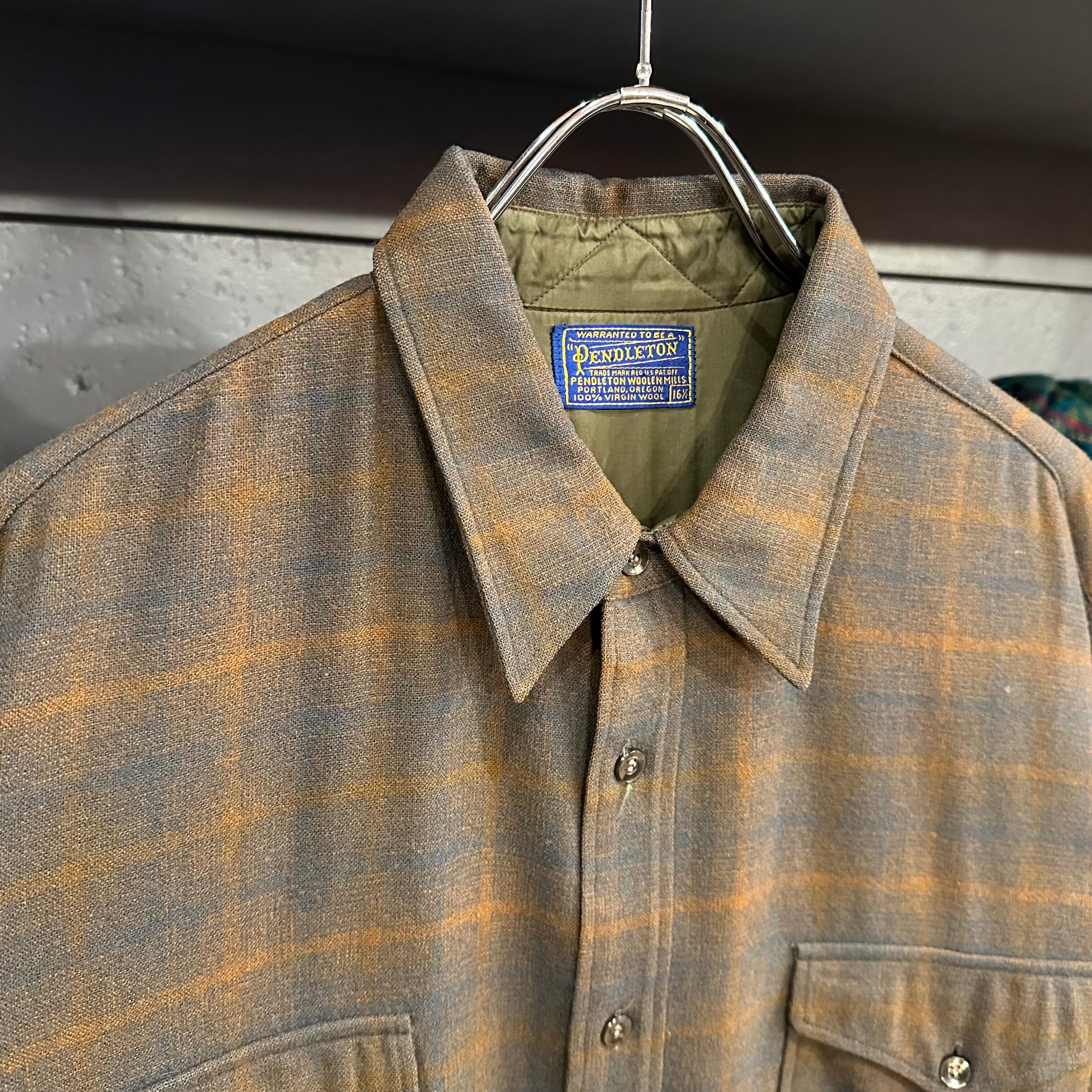 50s Pendleton L/S Wool Shirt | VOSTOK