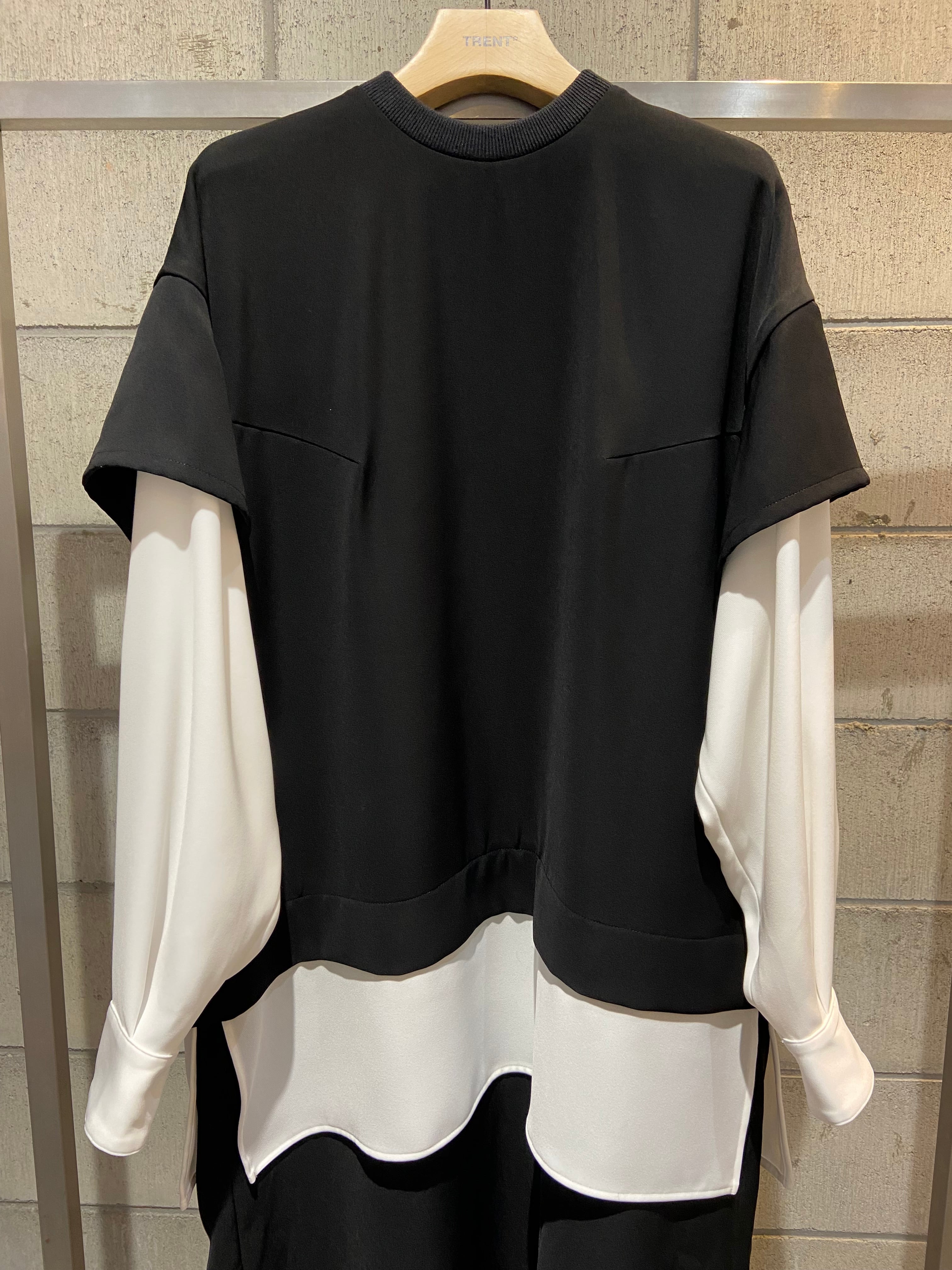 24SS】ENFOLD エンフォルド / T-SHIRT-LAYERED DRESS | TRENT 