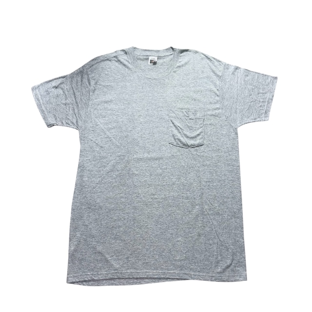 vintage 1990’s blank gray pocket tee