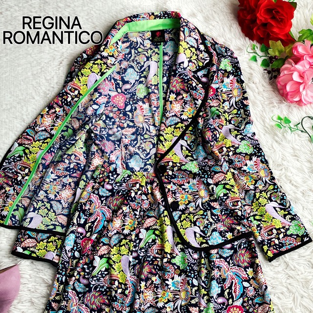 ESCADA エスカーダ☆ツイード スカートスーツ シルク ダブル Aライン 