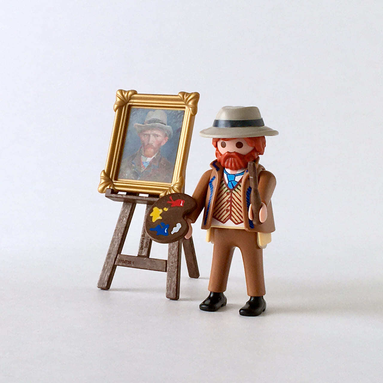 プレイモービル 「ゴッホ自画像」 アムステルダム国立美術館 / Playmobil "Self-Portrait Van Gogh" 70475 Rijksmuseum