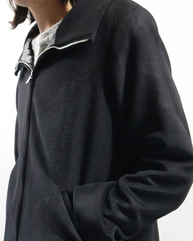 【agnes 'b】Stand collar double zip blouson