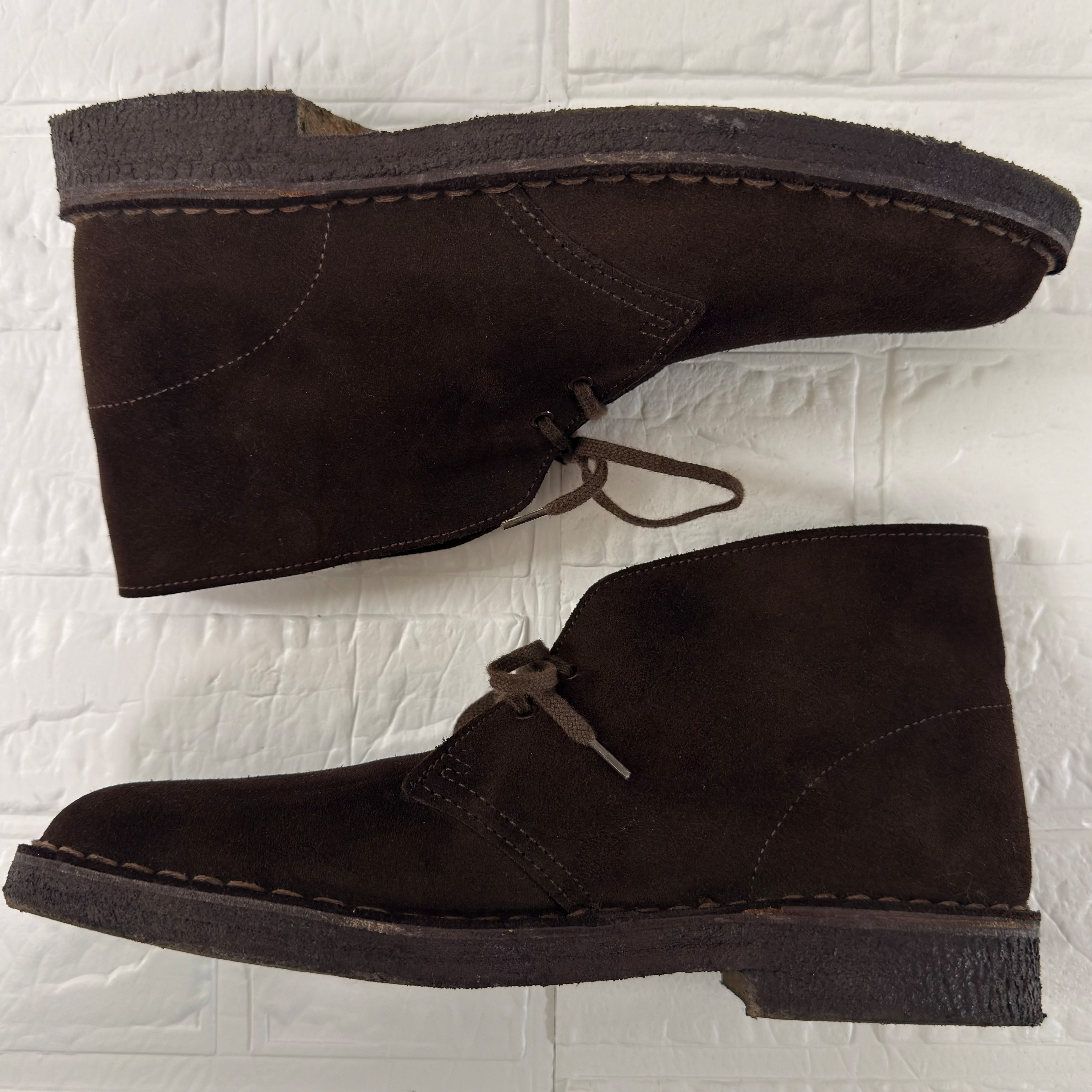 Clarks イングランド製 スエード デザートブーツ ブラウン UK6 (実寸
