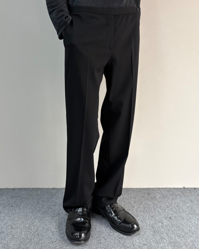 【00s PRADA】wool no-tuck trousers