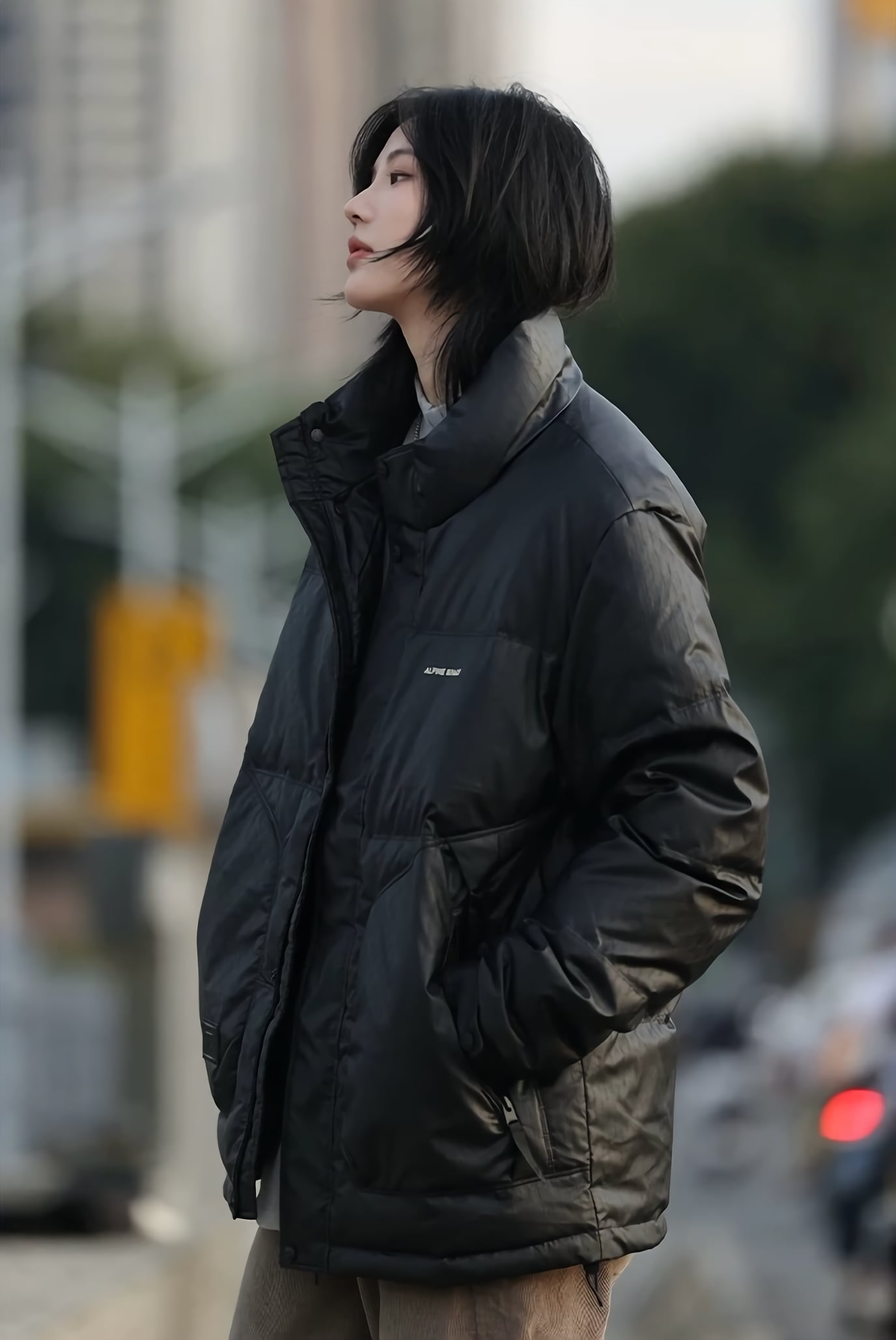 製品の特別割引 COLN puffer jacket ダウン パデッド 水色 韓国 【公式 