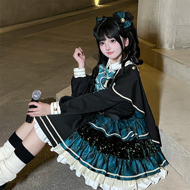 SEASONZ キラキラ アイドル系 コンカフェ ステージ衣装 リボン2個組 ふわふわ アイドル 量産型 原宿スタイル