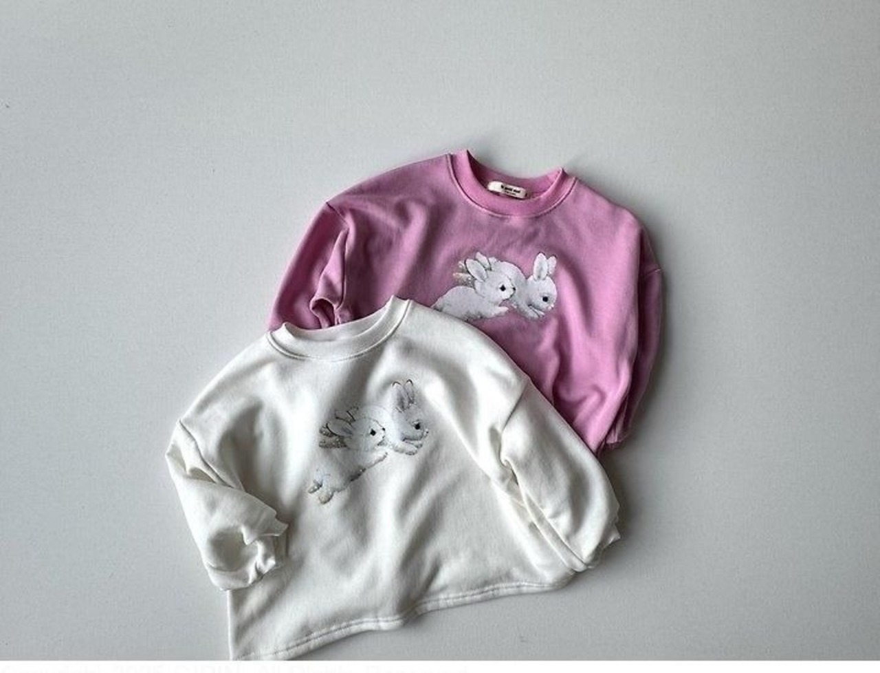 ルプティモ / le petit mo / うさぎオーバーTシャツ / 韓国子供服 / キッズ / 26winter〖取寄〗*XS~XL*