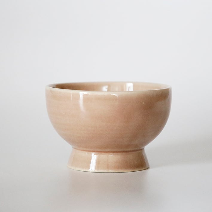 Y-1 コロン茶碗（シェンナ） | いにま陶房