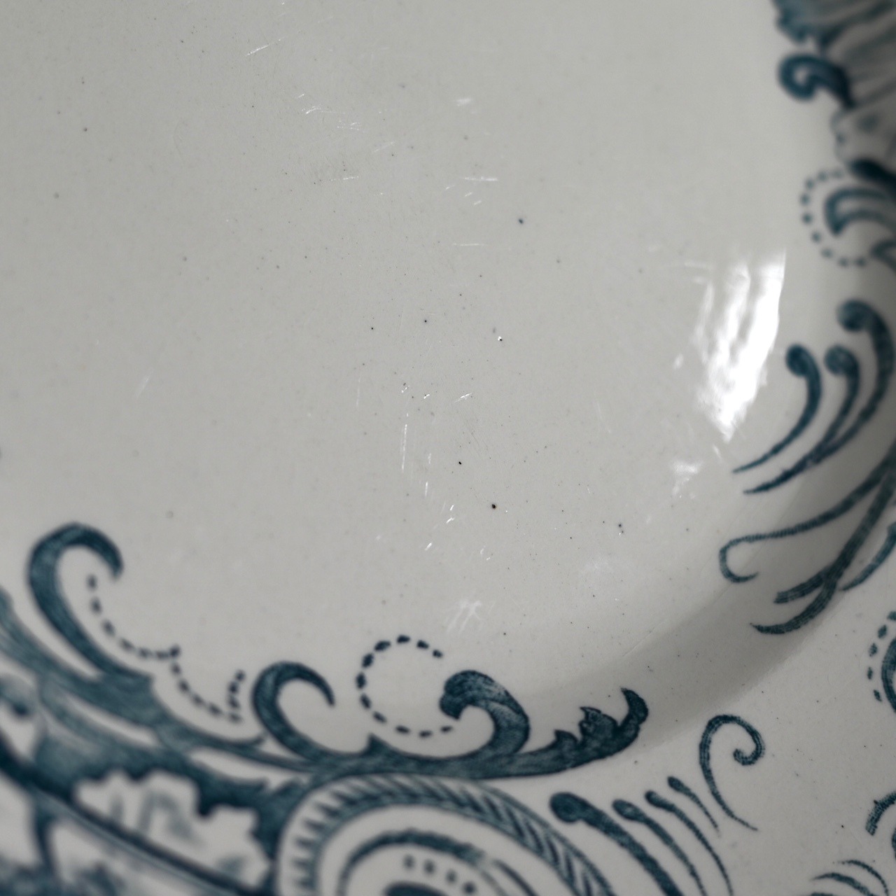 SALINS LES BAINS Plate / サラン レ バン プレート〈 フランス食器・皿・フランスアンティーク・アンティークプレート・ブロカント・ヴィンテージ 〉114165