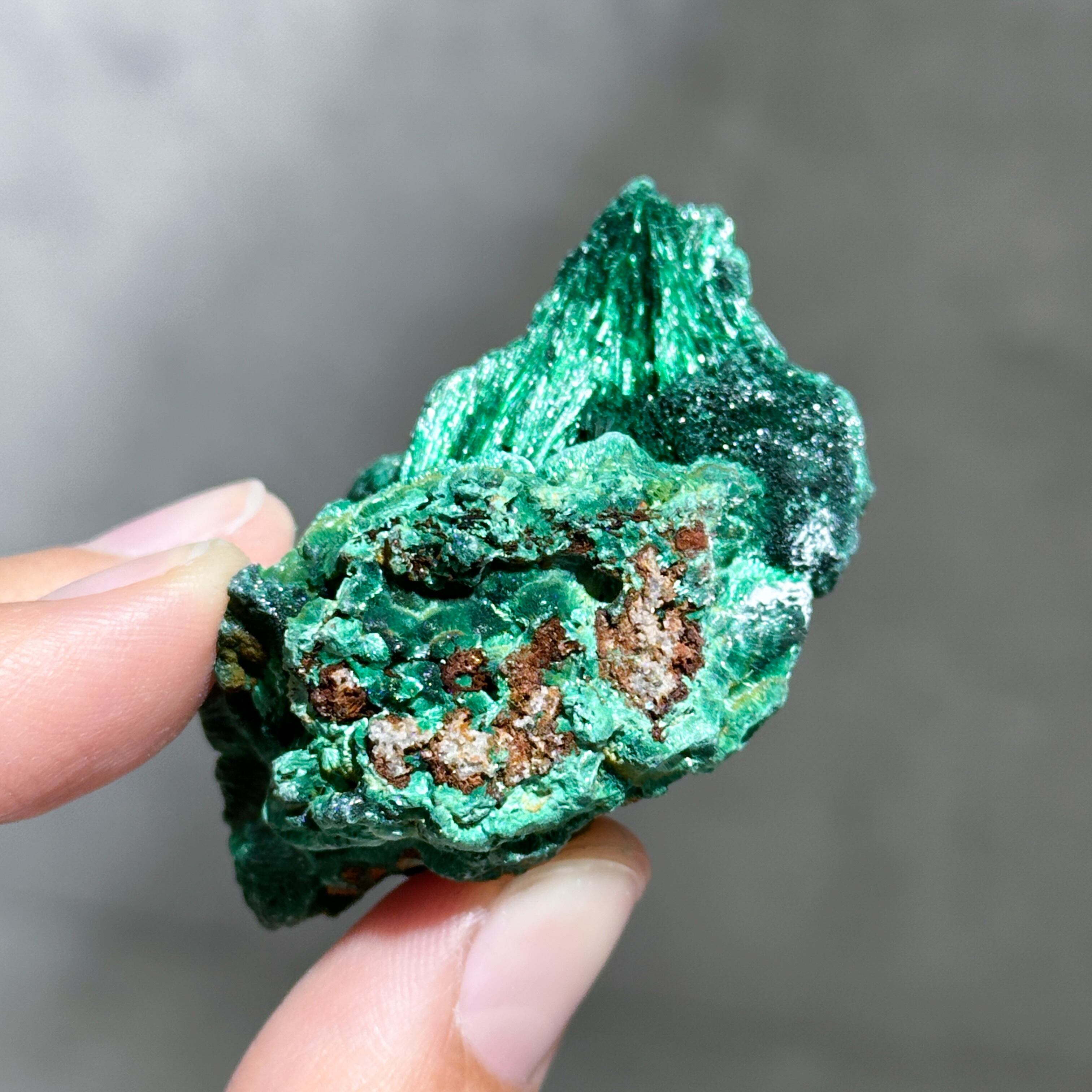 ベルベットマラカイト 原石73◇ Malachite ◇天然石・鉱物